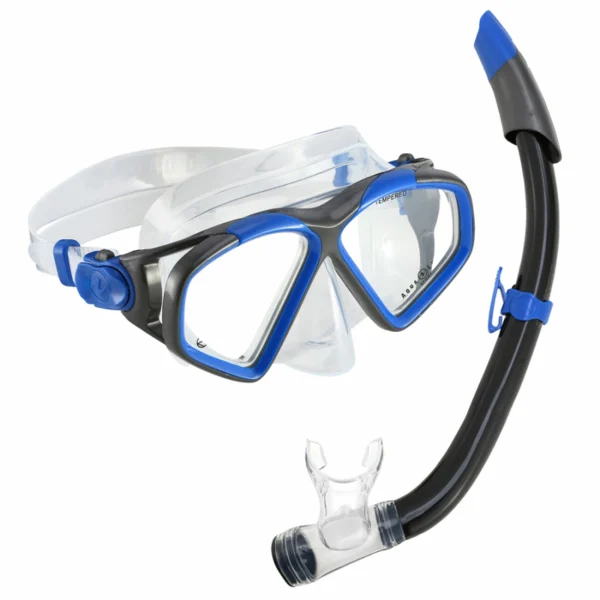 Coupon 😍 Masque + Tuba Plongée Mixte AQUALUNG COMBO HAWKEYE 🔔 marque pas cher 1