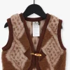 Alwero Gilet Junior Aran Limited Edition En Marron 13