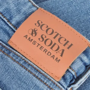 Scotch & Soda Mom Jeans 167028-22-fwgm-c85 En Bleu 7