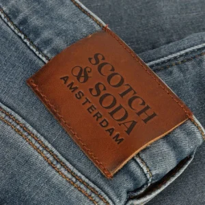 Scotch & Soda Skinny Jeans 167014-22-fwgm-c85 En Bleu mode pas chere 7