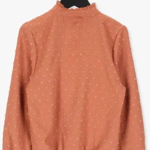 Indian Blue Jeans Blouse Dots Shirt En Marron à prix imbattables 9