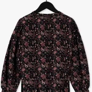 Indian Blue Jeans Blouse Paisley Button Shirt En Noir 9