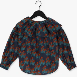 A Monday In Copenhagen Blouse Berta Shirt Bleu Foncé 9
