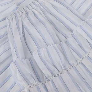 Ao76 Blouse Ally Stripe Shirt En Blanc vente à bas prix 7