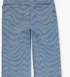 Hound Wide Jeans Printed Denim En Bleu 9