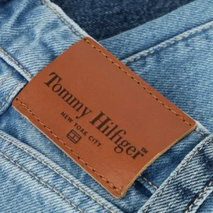 Tommy Hilfiger Mom Jeans Girlfriend Colorblock En Bleu 7
