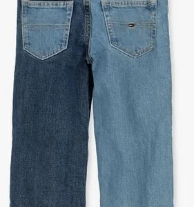 Tommy Hilfiger Mom Jeans Girlfriend Colorblock En Bleu 9