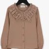 Lil Atelier Lil’ Atelier Blouse Nmfledolie Ls Loose Short Shirt En Beige 11