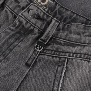 vente chaude Retour Mom Jeans Josje Gravel Black En Noir 7