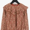 Moodstreet Blouse M208-5119 Brique mode pas cher 11