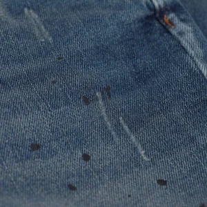 Rellix Mom Jeans Denim Mom Fit Paint En Bleu magasins pas chers 7