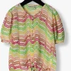Like Flo Blouse Fancy Woven Rainbow Knotted Blouse En Multicolore 11