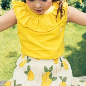 Carlijnq Mini-jupe Lemon – Ruffled Skirt Blanc 9