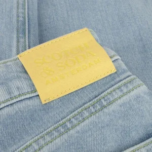 Scotch & Soda Wide Jeans The Wave High Rise Super Wide Jeans – Sweet Thing En Bleu 7