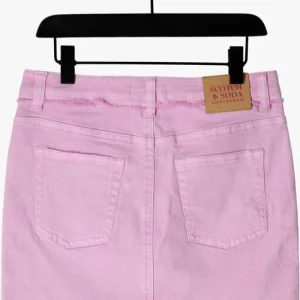 Scotch & Soda Mini-jupe 5 Pocket Denim Mini Skirt Lilas à prix très bas 9