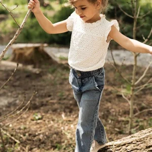 Koko-Noko Koko Noko Wide Jeans T46979-37 En Bleu boutique pas cher 12