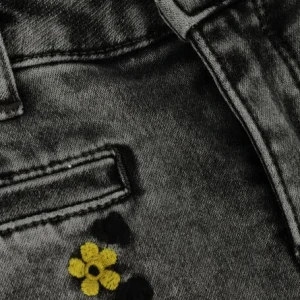 Looxs Wide Jeans 10sixteen Embroidered Wideleg Jeans En Gris marques de renommée 8