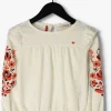 prix pas cher Looxs Blouse Little Crincle Embroidery Blouse Crème 11