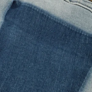 Indian Blue Jeans Straight Leg Jeans Blue Sue Damaged Straight Fit En Bleu pas cher 6