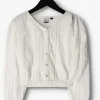 Indian Blue Jeans Blouse Cropped Shirt Longsleeve En Blanc 10