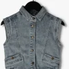 Indian Blue Jeans Gilet Denim Printed Gilet En Bleu magasin en ligne france 13