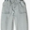 prix le plus bas Ikks Mom Jeans Denim Paperbag En Bleu 14