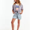 Retour Facile et Gratuit Ao76 Pantalon Court Tilda Jeans Short En Bleu 13