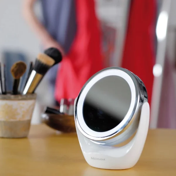De gros 🛒 Medisana Medisana Miroir Cosmétique 2-en-1 Cm 835 12 Cm Blanc 88554 ❤️ 3