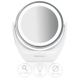 De gros 🛒 Medisana Medisana Miroir Cosmétique 2-en-1 Cm 835 12 Cm Blanc 88554 ❤️ 13