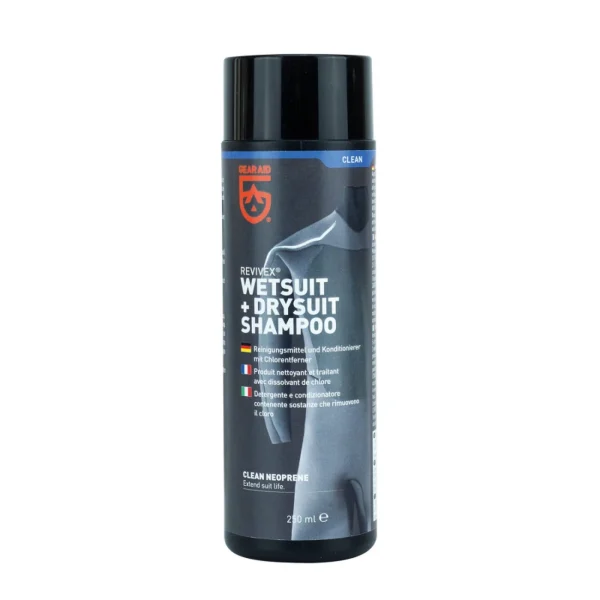 Sortie ⭐ Natation Gear Aid Shampoing Détergent Pour Le Nettoyage Des Combinaisons Néoprène – Gear Aid Revivex Wetsuit + Drysuit Shampoo 👏 Livraison rapide 1