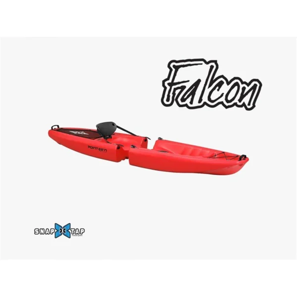 Promo 🧨 Voile Point65°n Kayak Modulable Point 65°n Sit-on-top Falcon Solo ROUGE ⭐ 1