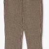 marques pas cher Indian Blue Jeans Pantalon évasé Check Flare Pants En Camel 8