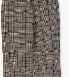 Indian Blue Jeans Pantalon Wide Check Pants En Marron mode 9