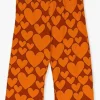 Carlijnq Pantalon évasé Hearts – Flared Legging En Orange boutique pas cher 11