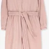 Ao76 Combinaison Riley Velvet Overall En Rose Neuve avec étiquette 11