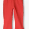 marque pas cher Moodstreet Pantalon évasé Ribknit Flared Pants Corail 11