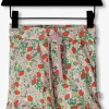 soldes en ligne Moodstreet Pantalon Court Short With Frills Aop Strawberries Corail 8