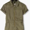 Ikks Combinaison Combi Short En Vert REMISE 13