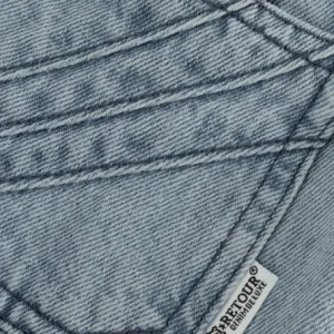 boutiqued en ligne Retour Pantalon Court Valentina Powder Blue Bleu Clair 6